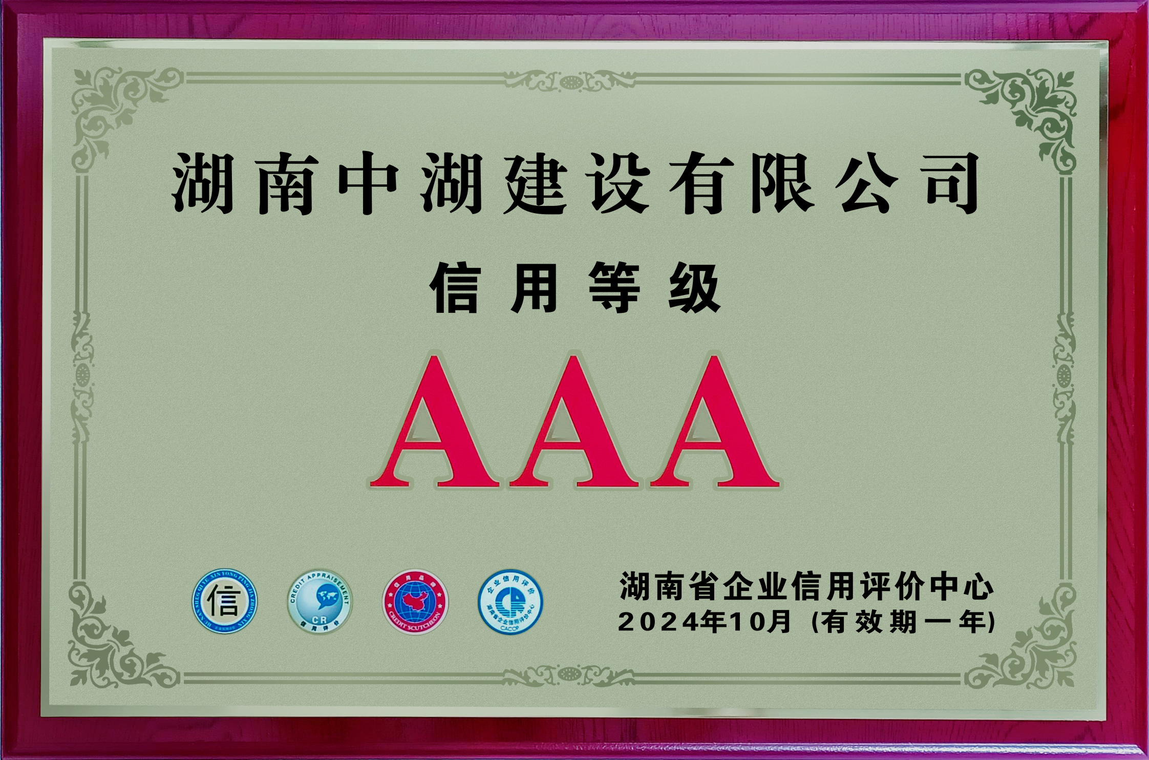 2024年信用等级AAA